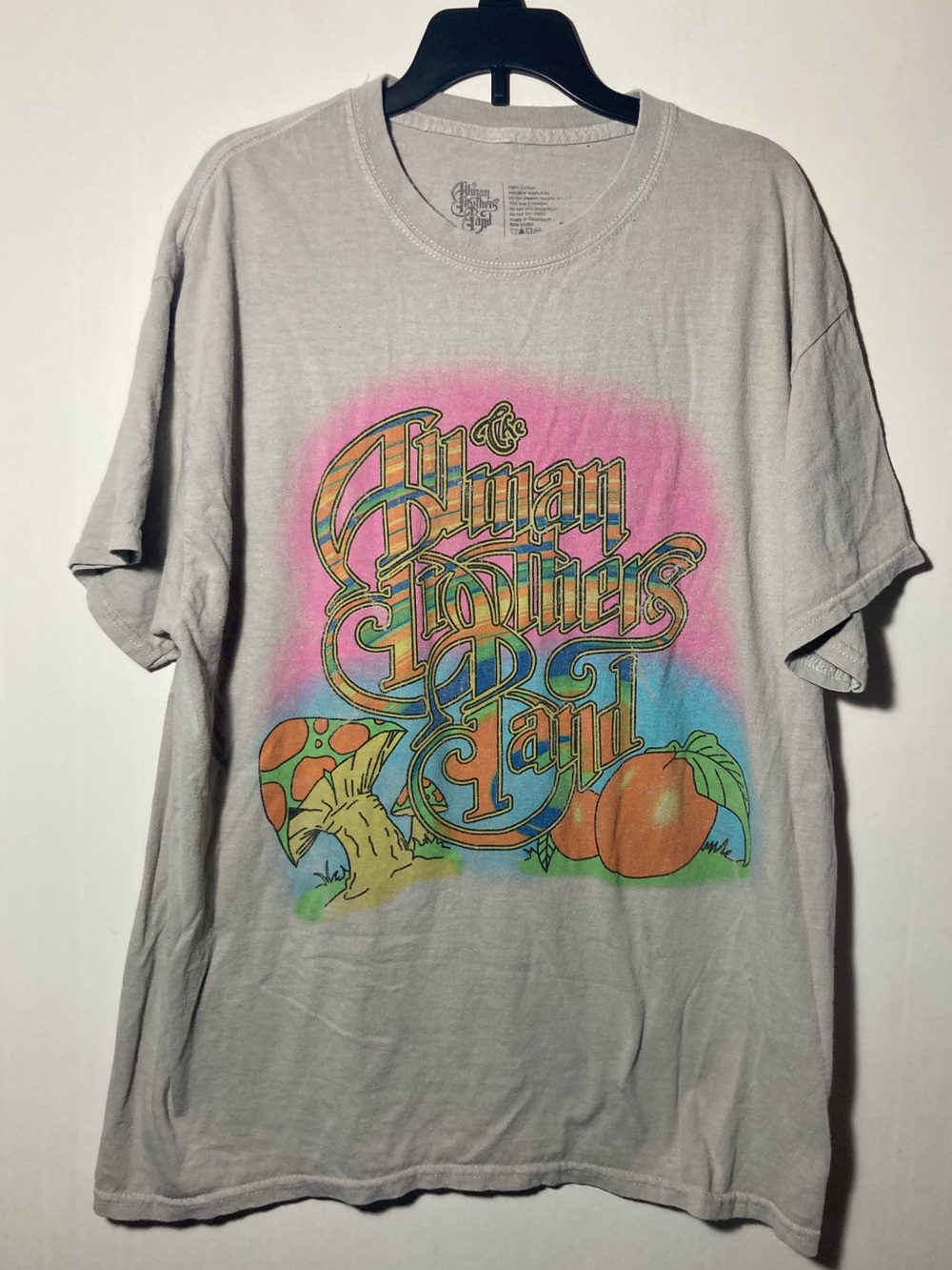 The Allman Brothers Band Short Sleeve Crew Neck Cotton T-Shirt Size Medium